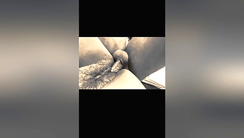 Indian hairy girl in stockings gets fucked on black cloth