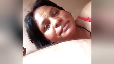 Indian girl licking her ass and giving pussy love to me