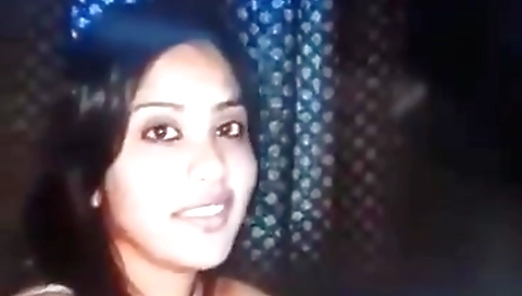 Indian babe with sexy lingerie is naked in a sexy movie scene