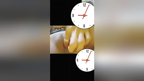 Indian beauty shows her beautiful face on homemade video