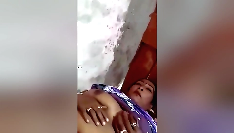 Indian brunette milf in amateur pov with a hot blonde