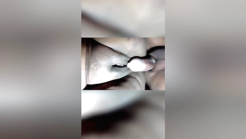 Tight teen with a sexy figure is playing with a toy on the floor