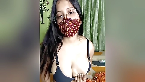 Indian big booty brunette makes you cum all over the ass