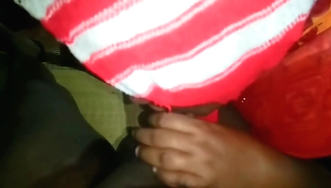 Indian girl is getting her lips pressed against the man's dick