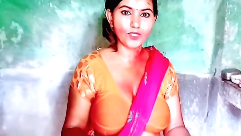 Indian brunette video video of stepmother's sensual sex