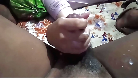 Handjob in the office video shows a dirty maid in POV