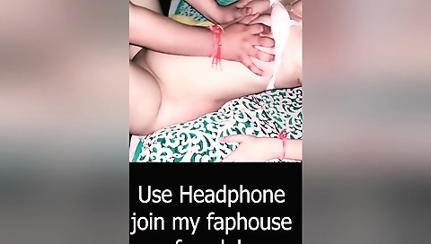 Bollywood wife makes him get excited while he rides