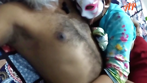 Indian girl gets off with a hard fucking on her tight cunt