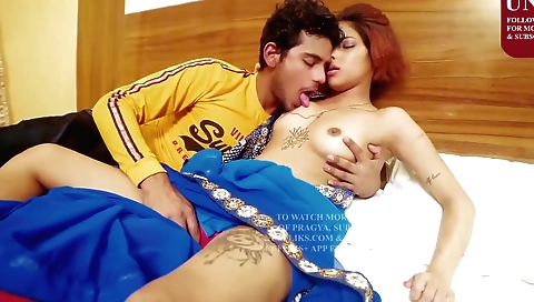 Red hair tattooed pussy of a hot brunette 3d scene