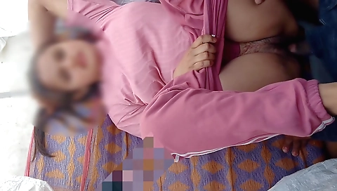 Hot Indian lady is getting a big dick in her tight pussy