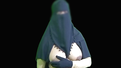 Indian housewife with a beautiful face and a natural body