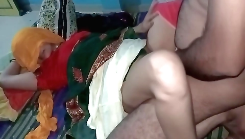 Indian slut has big tits and she loves being fucked