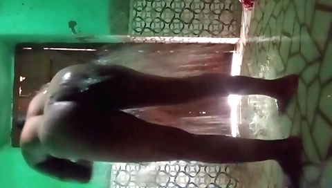 Indian girl gets naked and naked in the shower solo