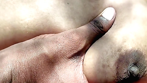 Indian stepbrother in the forest makes a hot porn video