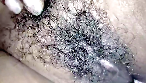 Indian girl with hairy pussy is getting penetrated