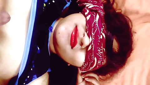 Indian babe gets fucked by her boss  and gets a facial