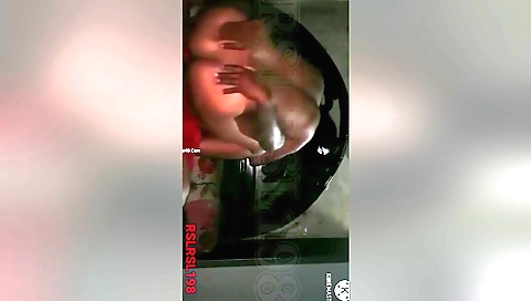 Busty lady with an excellent body makes video with me