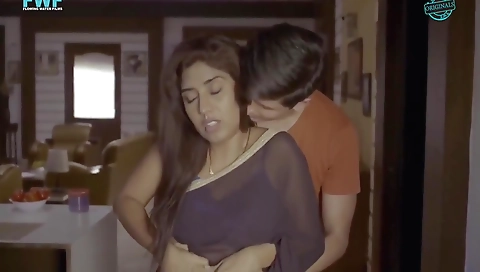 Indian big ass brunette gets fucked by his teacher