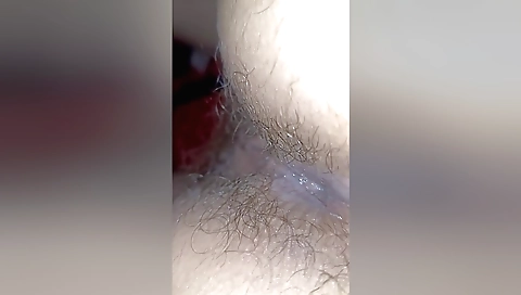 hairy Indian wife gets a creampie after a passionate blowjob