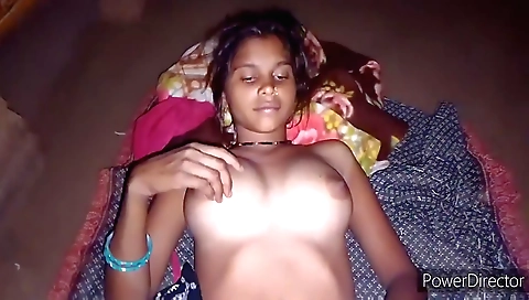 Indian brunette gets her asshole penetrated by a dick