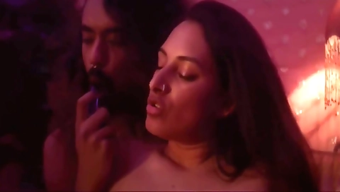 Indian milf and a brunette will cum with her tight twats