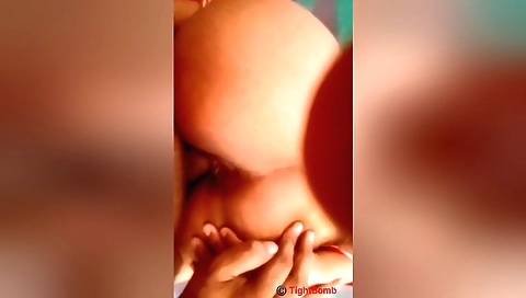 Indian teen with a big ass is fucked in doggy style