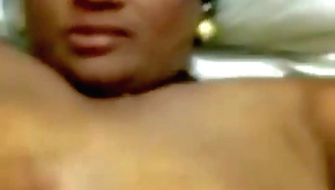 A fat brunette is getting fucked in amateur cam video