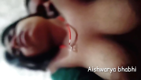 Indian amateur brunette with big ass fucked in a hot one