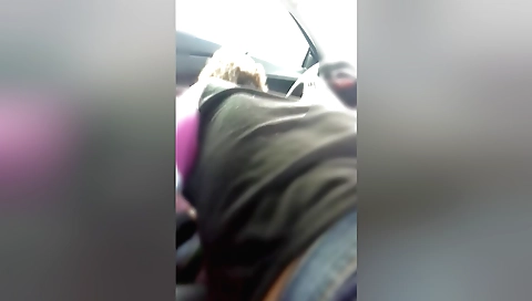 Brunette teen takes a big load of cock in a parking spot