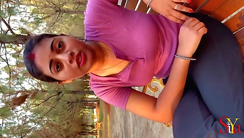 Brunette amateur indian video with a hot porn scene