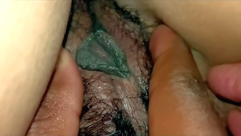 Indian hairy girl shows her hairy body in a hairy pussy