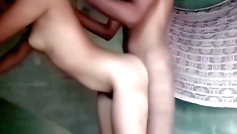 Indian chick with a big butt leaves stepbrother in the car