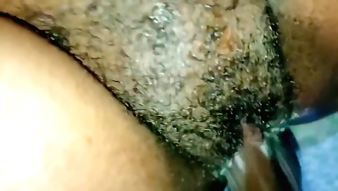 Indian girl is doing some kinky fetish with a cock