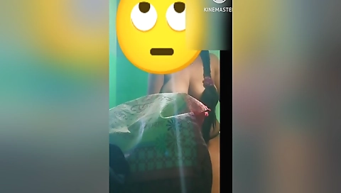 Amateur big tits brunette with a sexy body shows off
