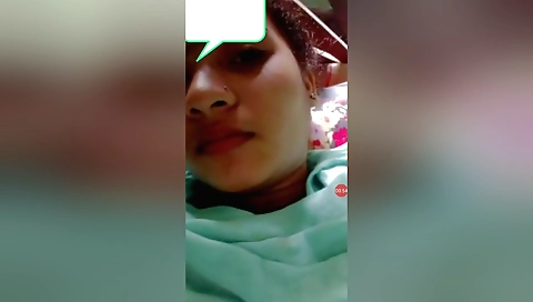 Indian girl masturbating on her hairy body on webcam