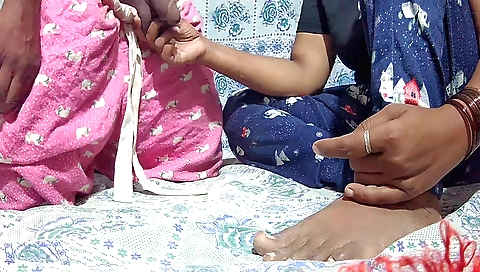 Indian stepmom and her stepdad make love and handjob