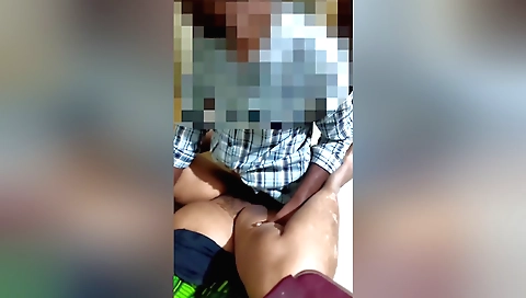 Indian hairy slut with a big hairy pussy takes a big dick