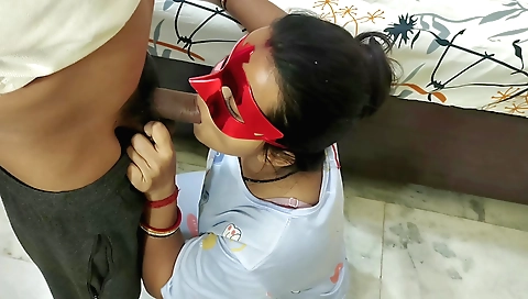 Indian teen 18+ is playing with her mouth and she is blowing