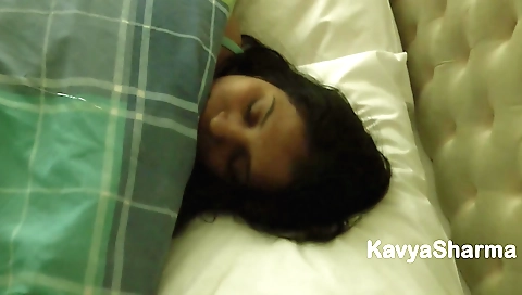 Indian brunette enjoys a hot solo video with a dick