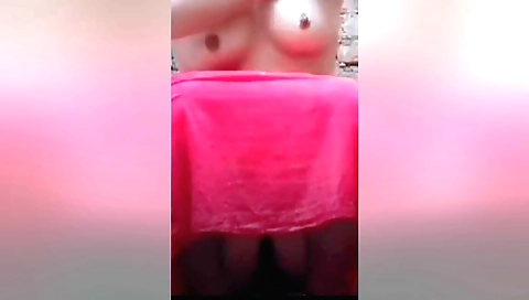 Indian girl with hot tits is on her own to take a ride