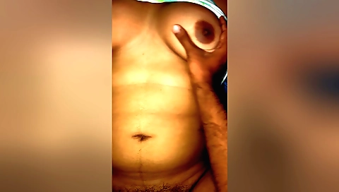 Horny amateur video clip with a sexy and hairy babe