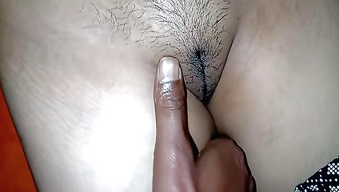 Indian fetish porn of a hairy dude getting a dildo inside