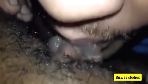 Indian hairy milf masturbates from both legs and fingers